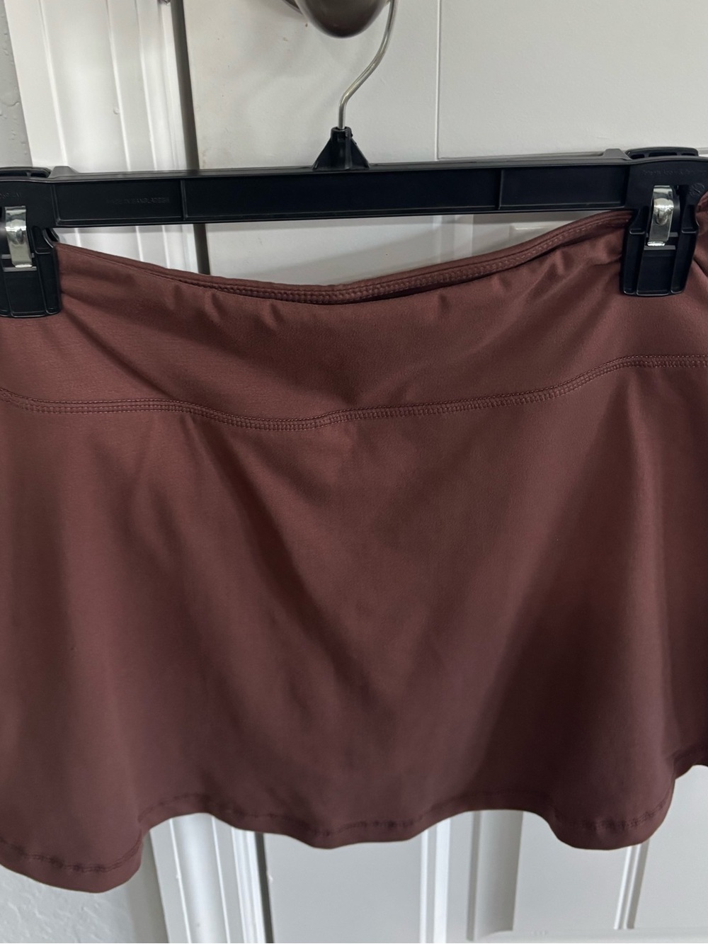 Women's Brown Circle Skirt - Sleek Everyday Skater